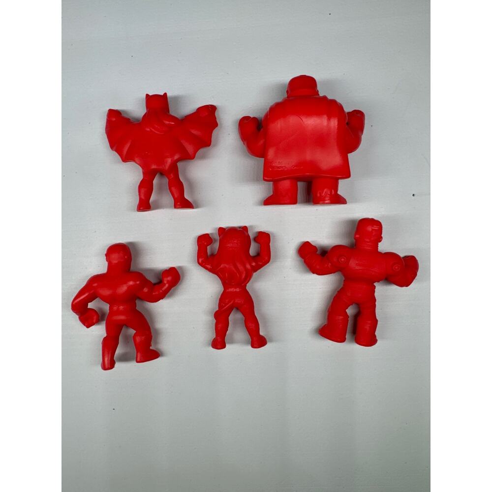 5 Wendy's Kids Meal Toys DC Super Heroes Mini Figures Red - Picture 2 of 8